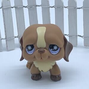 ST BERNARD DOG #688 - Authentic Littlest Pet Shop - Hasbro LPS